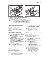 Предварительный просмотр 13 страницы Electrolux EWF 1272BW User Manual