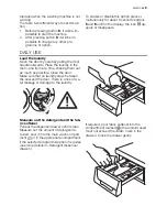 Предварительный просмотр 9 страницы Electrolux EWF 127443 W User Manual