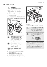 Предварительный просмотр 13 страницы Electrolux EWF 1274EMW User Manual