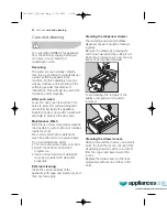 Предварительный просмотр 22 страницы Electrolux EWF 1282 User Manual