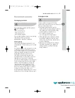 Предварительный просмотр 33 страницы Electrolux EWF 1282 User Manual