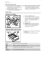 Предварительный просмотр 10 страницы Electrolux EWF 1284 EDW User Manual