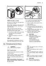 Предварительный просмотр 21 страницы Electrolux EWF 1284EMW User Manual