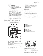 Предварительный просмотр 5 страницы Electrolux EWF 1287 HDW User Manual