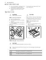 Предварительный просмотр 14 страницы Electrolux EWF 1287 HDW User Manual