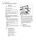 Предварительный просмотр 44 страницы Electrolux EWF 1294BW User Manual