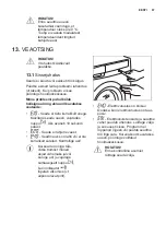 Предварительный просмотр 67 страницы Electrolux EWF 1294BW User Manual