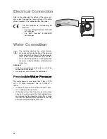 Предварительный просмотр 38 страницы Electrolux EWF 1386 User Information