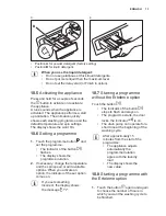 Предварительный просмотр 13 страницы Electrolux EWF 1404BR User Manual