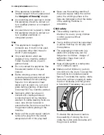 Предварительный просмотр 6 страницы Electrolux EWF 14260 User Manual