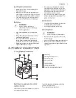 Предварительный просмотр 5 страницы Electrolux EWF 1476 GDW User Manual