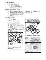 Предварительный просмотр 12 страницы Electrolux EWF 1484BW User Manual