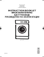 Electrolux EWF 1649 Instruction Booklet preview