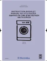 Electrolux EWF 734 Instruction Booklet preview