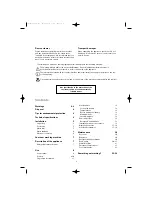 Preview for 2 page of Electrolux EWF 925 Instruction Booklet