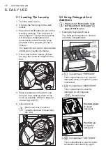 Предварительный просмотр 18 страницы Electrolux EWF1023BESA User Manual