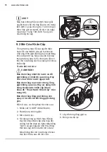 Предварительный просмотр 70 страницы Electrolux EWF1023BESA User Manual