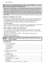 Предварительный просмотр 2 страницы Electrolux EWF1024BDWA User Manual