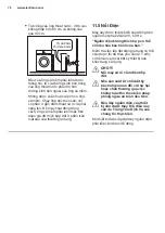 Preview for 76 page of Electrolux EWF1024BDWA User Manual