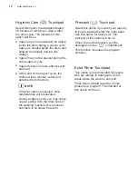 Preview for 14 page of Electrolux EWF1024P5SB User Manual