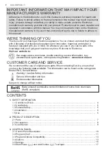 Preview for 2 page of Electrolux EWF1042Q7WB User Manual