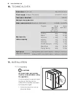 Предварительный просмотр 28 страницы Electrolux EWF10744 User Manual