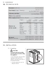 Предварительный просмотр 28 страницы Electrolux EWF10843 User Manual