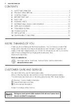 Preview for 2 page of Electrolux ewf10932 User Manual