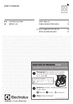 Preview for 1 page of Electrolux EWF1141SESA User Manual