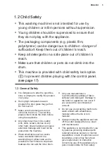 Предварительный просмотр 5 страницы Electrolux EWF1141SEWA User Manual