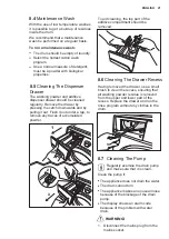 Предварительный просмотр 21 страницы Electrolux EWF12033 User Manual