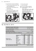 Предварительный просмотр 28 страницы Electrolux EWF12033 User Manual