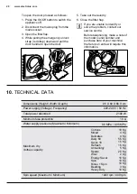 Предварительный просмотр 28 страницы Electrolux EWF14013 User Manual