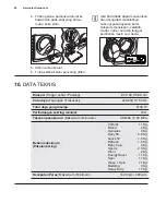 Предварительный просмотр 62 страницы Electrolux EWF14113 User Manual