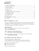 Preview for 2 page of Electrolux EWF14742 User Manual