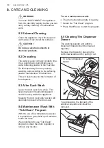 Предварительный просмотр 24 страницы Electrolux EWF7524D3WB User Manual