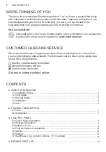 Preview for 2 page of Electrolux EWF7525DQWA User Manual