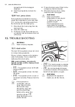 Предварительный просмотр 22 страницы Electrolux EWF9000W1 User Manual