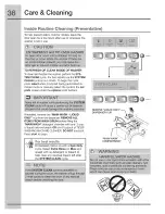 Предварительный просмотр 36 страницы Electrolux EWFLS65ITS - 27" Front-Load Washer Use & Care Manual