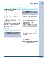 Preview for 3 page of Electrolux EWFLS70J IW (Spanish) Guía De Uso Y Cuidado