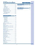Предварительный просмотр 5 страницы Electrolux EWFLW65H - 27'' Front-Load Washer Technical & Service Manual