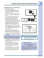 Preview for 13 page of Electrolux EWFLW65IMB - 27" Front-Load Washer (Spanish) Guía De Uso Y Cuidado