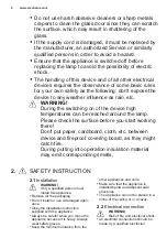 Preview for 4 page of Electrolux EWL1AX User Manual