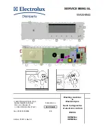 Electrolux EWM25 series Service Manual предпросмотр