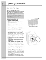 Preview for 8 page of Electrolux EWMED65IRR Use And Care Manual