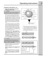 Preview for 9 page of Electrolux EWMED65IRR Use And Care Manual