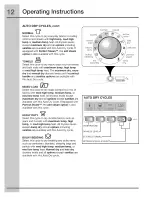 Preview for 12 page of Electrolux EWMED65IRR Use And Care Manual