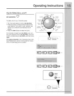 Preview for 15 page of Electrolux EWMED65IRR Use And Care Manual