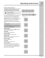 Preview for 17 page of Electrolux EWMED65IRR Use And Care Manual