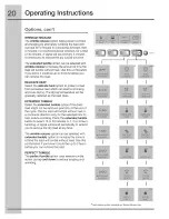 Preview for 20 page of Electrolux EWMED65IRR Use And Care Manual